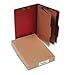 Acco A7016036 Pressboard 25-Pt Classification Folders, Legal, 6-Section, Earth Red, 10/Box ACC16036