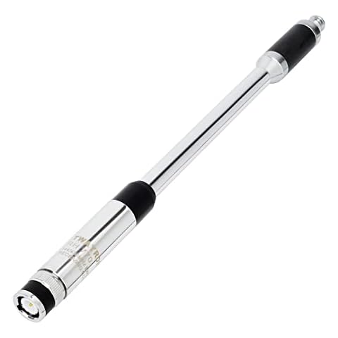 TWAYRDIO RH770 2meter 70cm UHF/VHF BNC Handheld Retactable Two Way Radio Extendable Antenna for Kenwood Uniden Walkie Talkie Cover