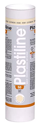 Plastiline 1150T - Masa modelarska 1 kg, twardość 50, miękka, odcień kości