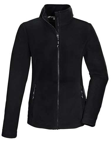 killtec Damen Fleecejacke mit Stehkragen KOW 3 WMN FLC JCKT, schwarz, 40, 43293-000