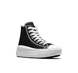Converse Chuck Taylor All Star Move Trainers UK 7 Black - Image 3