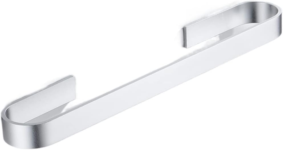 Towel Rack Towel Rail Space Aluminum Towel Rack Single Pole U-Shaped Towel Rack Bathroom Towel Bar Towel Bar Towel Holder/Silver/40Cm