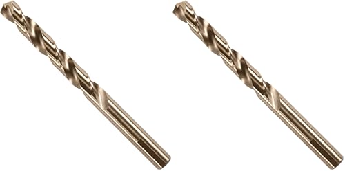 Image of BOSCH CO2159B 1-Piece 1 /2 in. x 6 in. Cobalt M42 Metal Drill Bit with Three-Flat Shank for Drilling Applications in Stainless Steel, Cast Iron, Titanium, Light-Gauge Metal, Aluminum (Pack of 2)