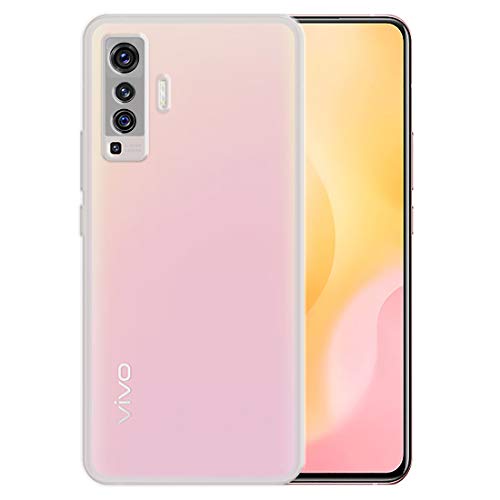 Image of Amazon Brand - Solimo Anti Dust Plug Mobile Cover (Soft & Flexible Back case), for Vivo X50 (Transparent)