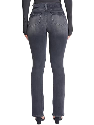 YMI Women's Curvy Fit Ultra High Rise Bootcut Jeans3