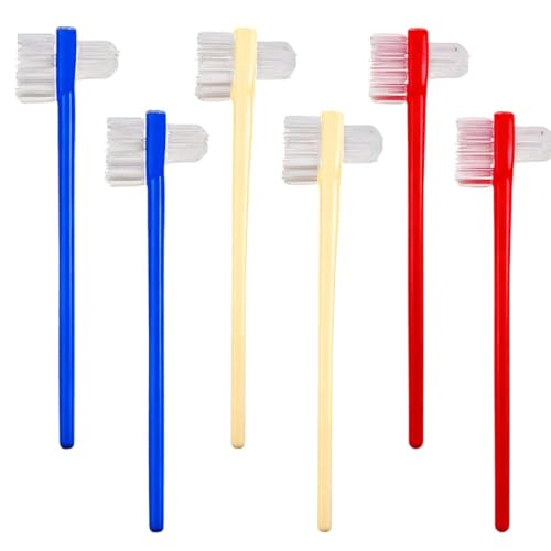 Alta qualità: queste testine per la pulizia delle protesi dentarie rigide sono realizzate con setole in nylon morbido che non danneggiano i denti, sono lavabili e possono essere conservate a lungo, garantendo la longevità delle protesi e dei contenitori e preservandone la finitura e il design originali.