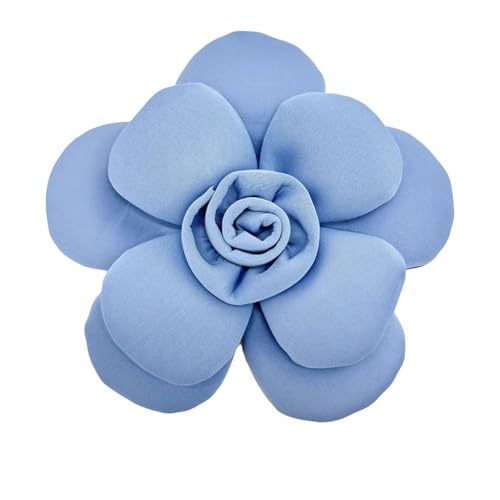 Image of Chunky Fabric Flower Brooch Pin for Women Girls Fashion Dainty Layered Rose Camellia Flowers Corsage Boutonniere Brooches Lapel Pins Elegant Wedding Holiday Party Dress Accessories Jewelry