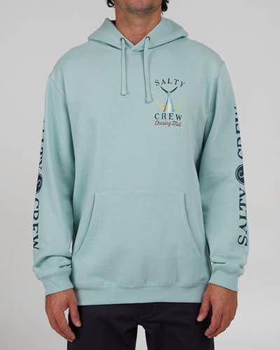 Image of Salty Crew Men's Tailed Hood Fleece - Men's Fashion Casual Long Sleeve Hoodie Cotton - Lifestyle Beach Apparel