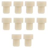 Genérico 10 Tapones Reutilizables para Botellas de Vino y Frascos de Vidrio Tapones Decorativos de Goma de Alta Resistencia Sellado Hermético para Aromas y Aceite Esencial Paquete de 10
