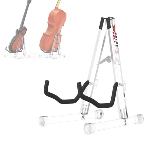 Soporte para guitarra eléctrica, soporte transparente Arcrylic para guitarra eléctrica y bajo, soporte...