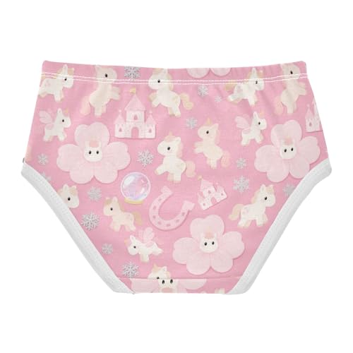 Horse Flowers Floral Snowflake Toddler Girls's Underwear 2T 23006692