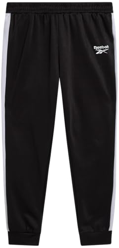 Reebok Boys Sweatpants - Active Performance Tricot Boys Joggers Athletic Pants with Elastic Waistband (Sizes Run Small)