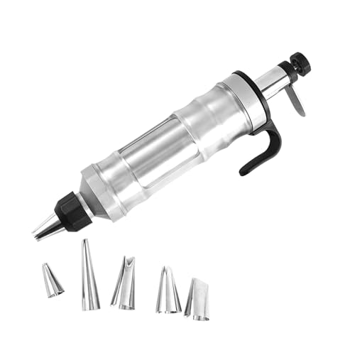 jebyltd Professional Cream Piping Set Unique Gourmets Dessert Syringes 400ml With 6 Tip For Professional Cake Adornment Gift - Image 7