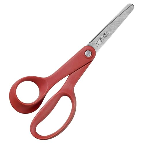 Fiskars Kinderschere für Linkshänder, Ab 8 Jahren, Länge: 13 cm