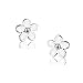 SLUYNZ 925 Sterling Silver Little Daisy Studs Earrings for Teen Girls Petite Flowers Earrings