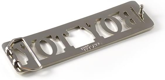 BoyToy Diamante Belt Buckle With X-Large White Belt