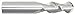 HP Ball End Mill, 2FL 3/16", Reg