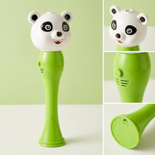 Image of Hamleys Panda Bubble Blower Toy with 1 Refill Bubble Solution | Bubble Play Toy for Fun Indoor /Outdoor Bubble Machine for Kids 3Y+ | Perfect for Birthday Parties & Summer Outdoor Fun or Party, Green