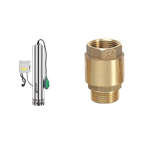 Pompe de puits profond pour alimenter le jardin en eau avec clapet anti-retour Ribiland