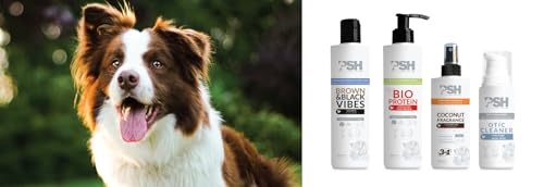 Bio-Proteinmaske PSH – Nährstoffmaske ohne Ausspülen für Hunde – Tiefe Feuchtigkeit, stärkt und beugt Haarausfall vor – mit Biotin, Vitaminen der Gruppe B – Wassermelonenduft – 300 ml