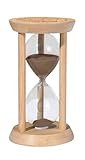 Sand Timer 3 Minute, Small Hourglass 3 Minute,Mini Bamboo Sandglass Timer,Wood Sand Clock for Toothbrush Timer,Cooking,Baking,Game, Gift