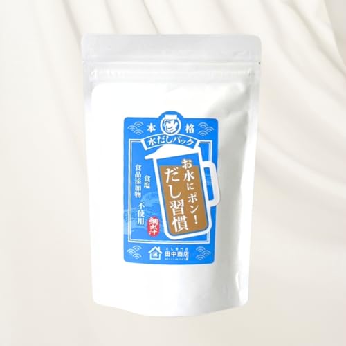 【期間限定再販!】水だしパック 40g×2p / 食品添加物・食塩無添加の天然素材100% 鯛出汁 / おうちでしっかりおだし かつお節問屋〔田中商店〕