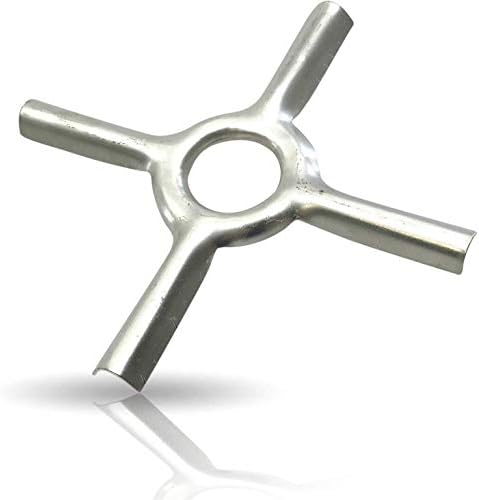 LIUYIDM 4-tlg. Gasherd Aufsatz Set - Edelstahl Wok Ring & Reduziersterne 10cm Für Alle Gaskocher