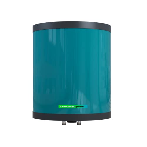 Cascade Green 15 LTR Storage Water Heater (Geyser) with Dual-Mounting Options and FREE Installation | 304 Grade Stainless Steel Inner Tank | 9 Bar Pressure Compatible Cascade Green 15 LTR Storage Water Heater (Geyser) with Dual-Mounting Options and FREE Installation | 304 Grade Stainless Steel Inner Tank | 9 Bar Pressure Compatible