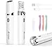 Facial Hair Remover for Women, 2-in-1 Epilator for Women with LED Light USB Rechargeable Portable Electric Epilators Painless Lady Shavers for Face, Lip, Chin, Leg, Arms, Bikini (White)