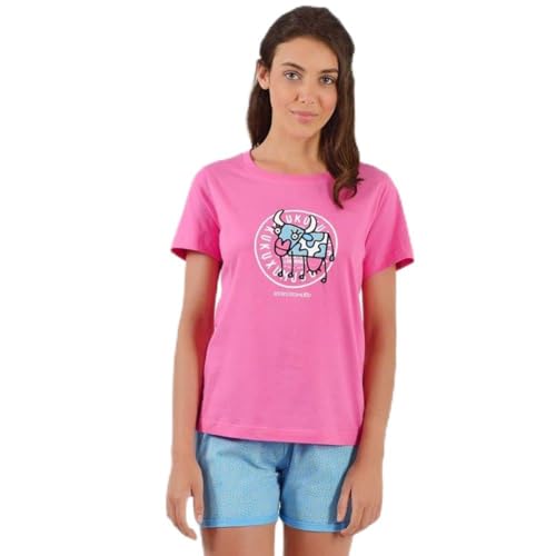 Kukuxumusu 4196 - Pijama Mujer Mujer Color: Rosa
