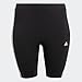 adidas womens Essentials 3-stripes Bike Shorts Tights, Black/White, Small US