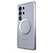 Speck Samsung Galaxy S25 Ultra Case - Magnet Case,13-Foot Drop Protection,Anti-Yellowing-Samsung S25 Ultra Case Magsafe-Raised Bezel & Enhanced Buttons -Presidio Perfect-Clear -Clear/Chrome(Pack of 1)