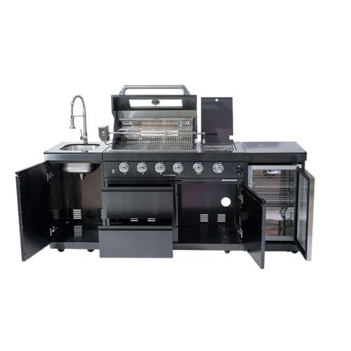 Luxury Outdoor Kitchen Grill Island