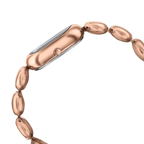 Image of Sonata Poze 8 Quartz Analog with Pink Dial IP Rose Gold Alloy Strap Watch for Women - SP80173WM01W