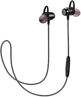 Bluetooth Headphones 4.2 Wireless Sports Earphones HD Stereo Sweatproof Earbuds Magnetic Connection Headset