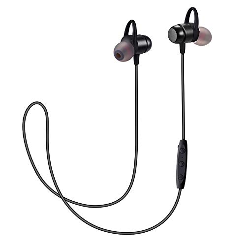 Bluetooth Headphones 4.2 Wireless Sports Earphones HD Stereo Sweatproof Earbuds Magnetic Connection Headset