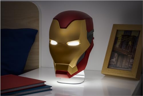 Ironman Helm mit Lampe aus Kunststoff für Unisex