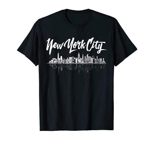New York City Skyline T-Shirt Souvenirs for Women Men & Kids