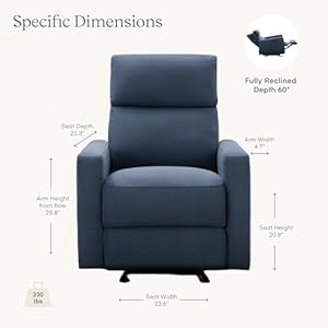 Nurturethegliderpremiumpowerreclinernurserygliderchairwithadjustableheadsupportdesignedwithathoughtfulcombinationoffunctionandcomfortbuiltinusbchargernavy Urban Country Home Decor Nurture the glider premium power recliner nursery glider chair with adjustable head support designed with a thoughtful combination of function and comfort built in usb charger navy urban country home decor