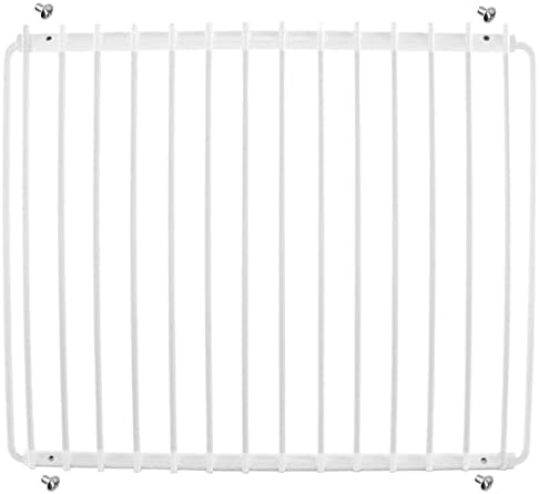 SPARES2GO Universal Small Fridge Freezer Shelf Adjustable White Plastic Coated Extendable Arms (360mm - 560mm x 320mm)