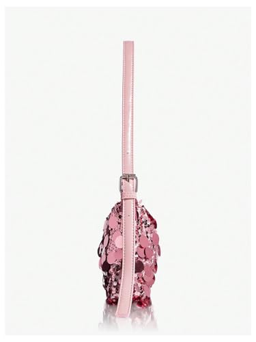 MakeMeChic Women's Sequin Glitter Shoulder Bags Y2K Party Club Medium Handbags2