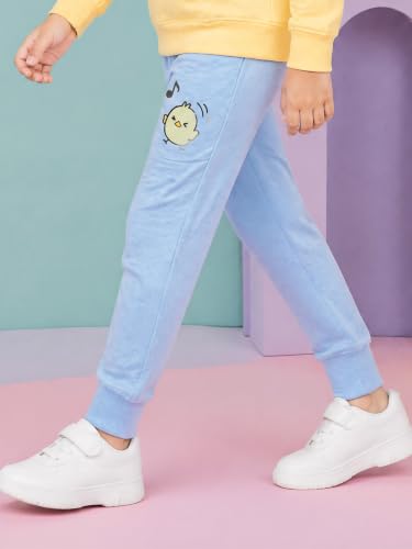 Image of KiddoPanti Boys Solid Fleece Track Pants | Cotton Poly Fleece Fabric | Ankle Length Bottom Rib | 2 Front Patch Pocket | Elastic Waist & Drawcord | Jogger Track Pants for Boys
