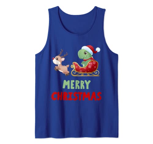 Pyjama de Noël Dinosaure Lover Tee Rex Rexmas Débardeur