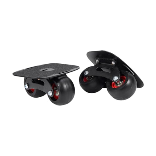 QSTDGVPW 1 Par de Patines de Carretera con Ruedas para Entusiastas del Deporte, Rueda de Arco Negro
