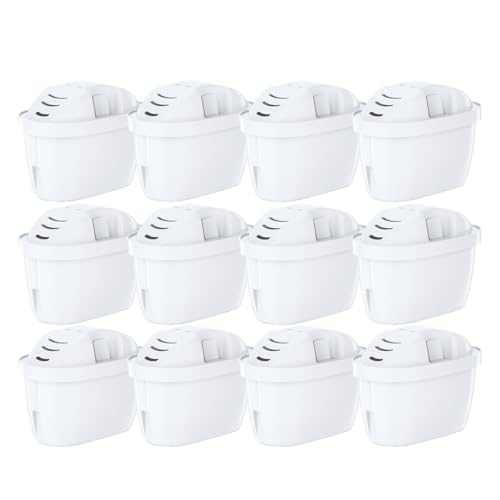 Mutital Wasserfilter Kartuschen 12 Stück, Ersatz für Brita Maxtra+ Filterkartuschen, kompatibel mit Brita Kannen Marella, Style, Elemaris XL, Aluna, Mavea Elemaris System und Marella System