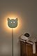 LUCIDE CHARLIE - Wandleuchte Kinderzimmer - LED Dim. - 1x7W 2700K - Grün