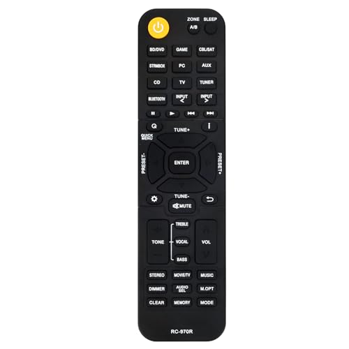 RC-970R reemplazado ajuste remoto para Onkyo AV receptor HTS3910 HT-S3910 TXSR393 TX-SR393 HT-R398 HTR398 Home Theater