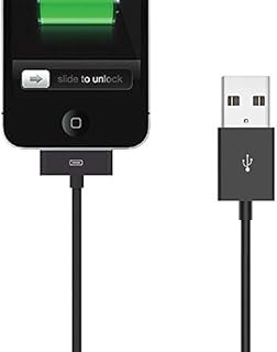 rp USB Sync and Charging Cable for iPhone 4s / 4 / 3G / 3GS, iPad 1/2 / 3, iPod, Black