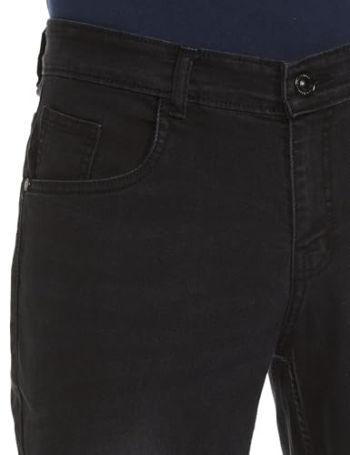 Image of INKD Men's Classic Regular Fit Jeans with 5 Pocket Styling | Mid- Rise | Soft & Stretchable | Men's Bottomwear (Available in Plus Sizes)
