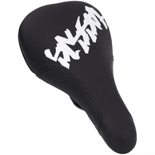 Sillín ergonómico impermeable para bicicleta de montaña DH MTB con textura antideslizante y absorción de impactos (negro y plateado)